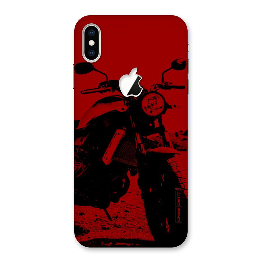 Stylish Ride Red Back Case for iPhone XS Max Apple Cut