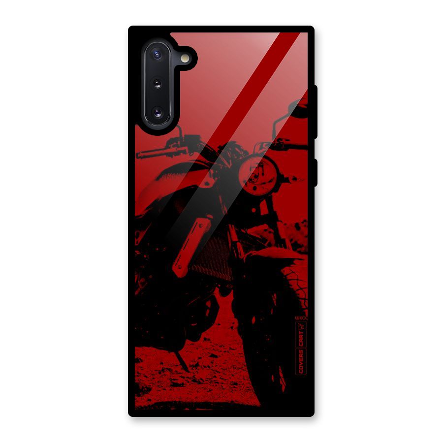 Stylish Ride Red Glass Back Case for Galaxy Note 10