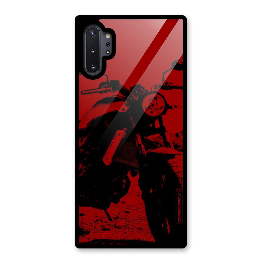 Stylish Ride Red Glass Back Case for Galaxy Note 10 Plus