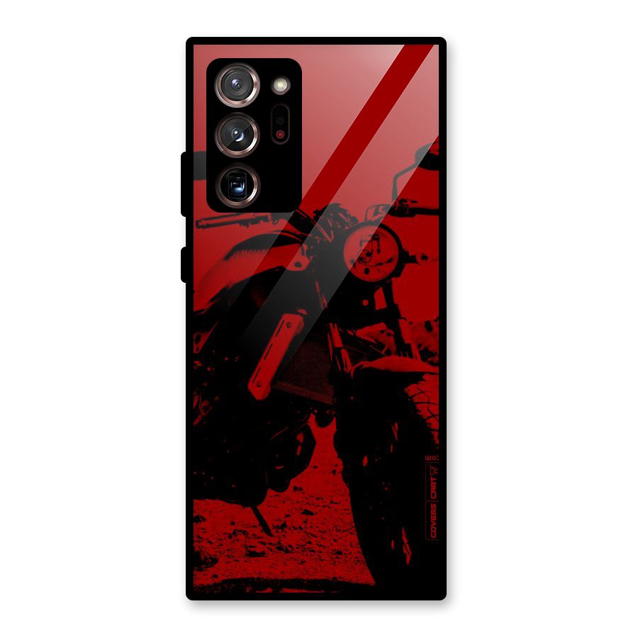Stylish Ride Red Glass Back Case for Galaxy Note 20 Ultra