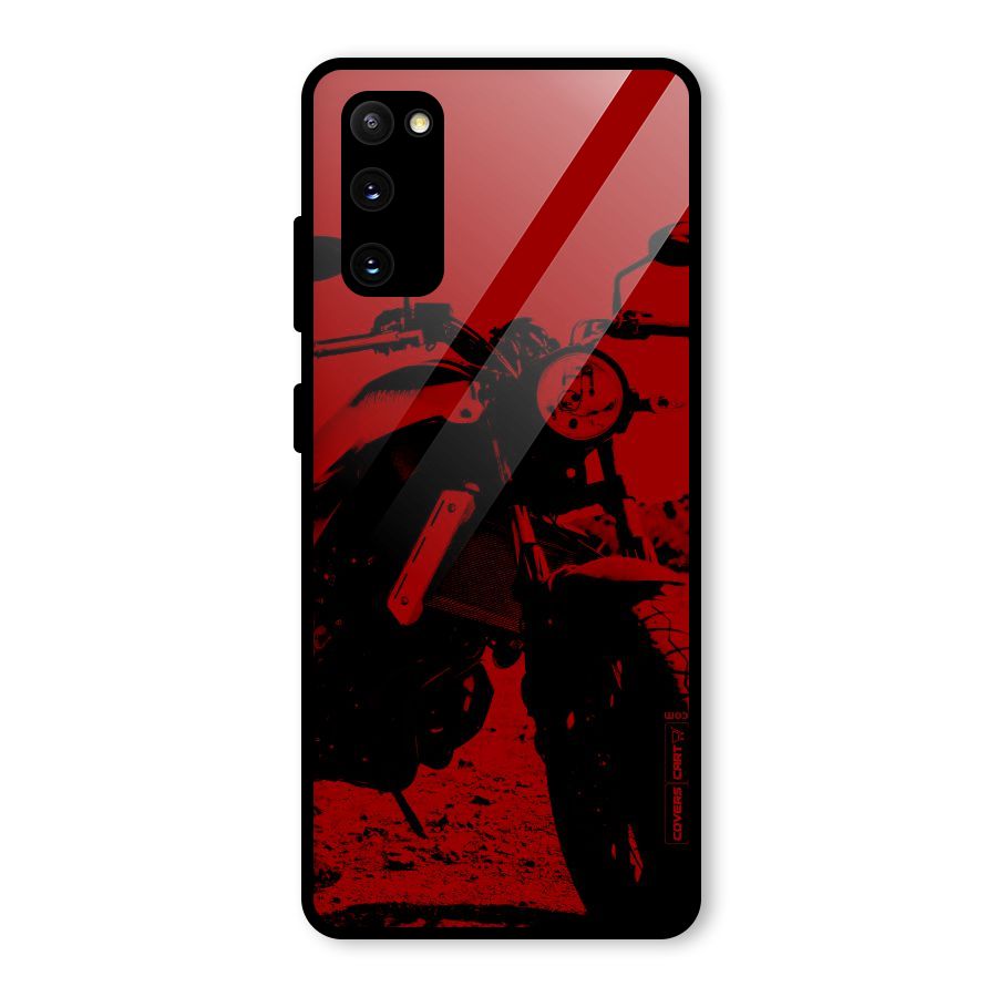 Stylish Ride Red Glass Back Case for Galaxy S20 FE 5G