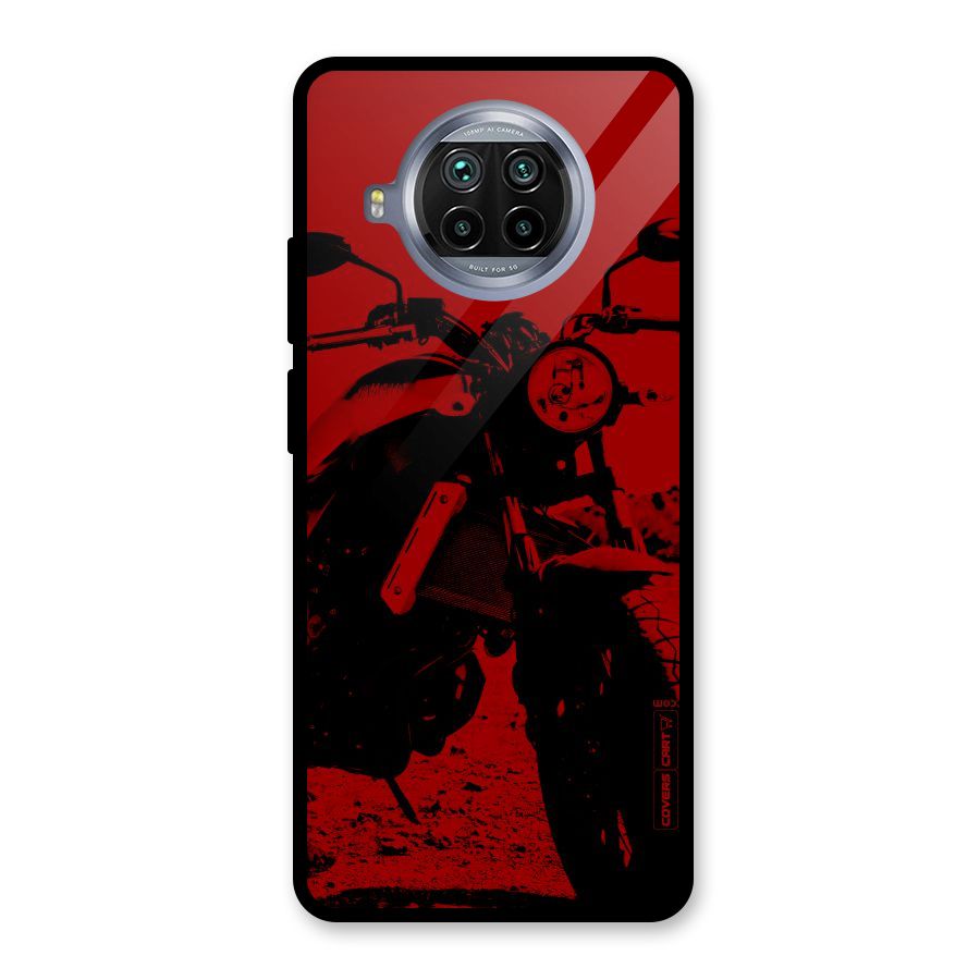 Stylish Ride Red Glass Back Case for Mi 10i