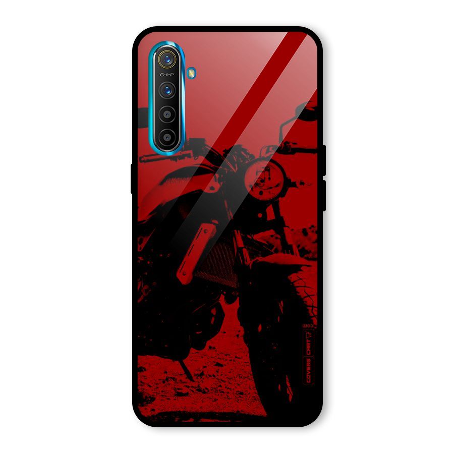 Stylish Ride Red Glass Back Case for Realme X2