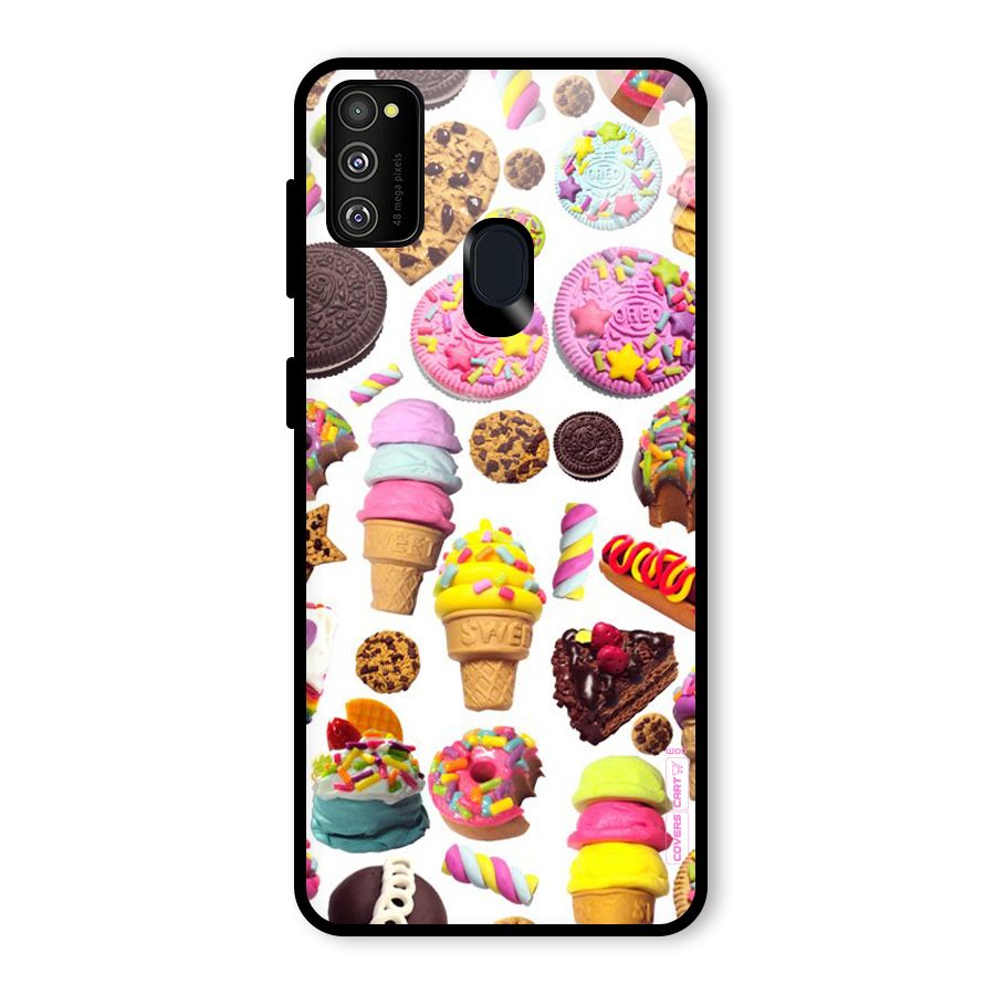 Sugar Rush Glass Back Case for Galaxy M30s
