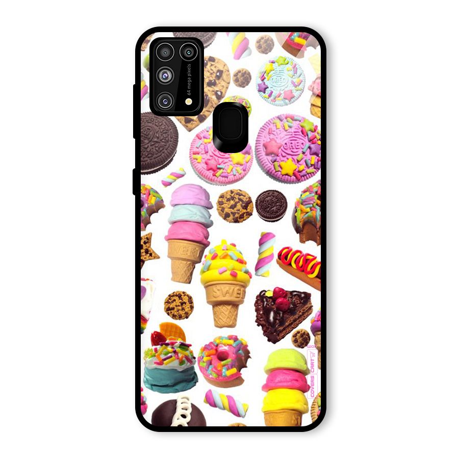 Sugar Rush Glass Back Case for Galaxy M31