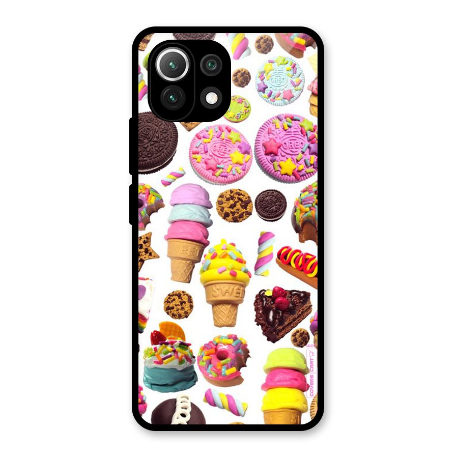 Sugar Rush Glass Back Case for Mi 11 Lite NE 5G