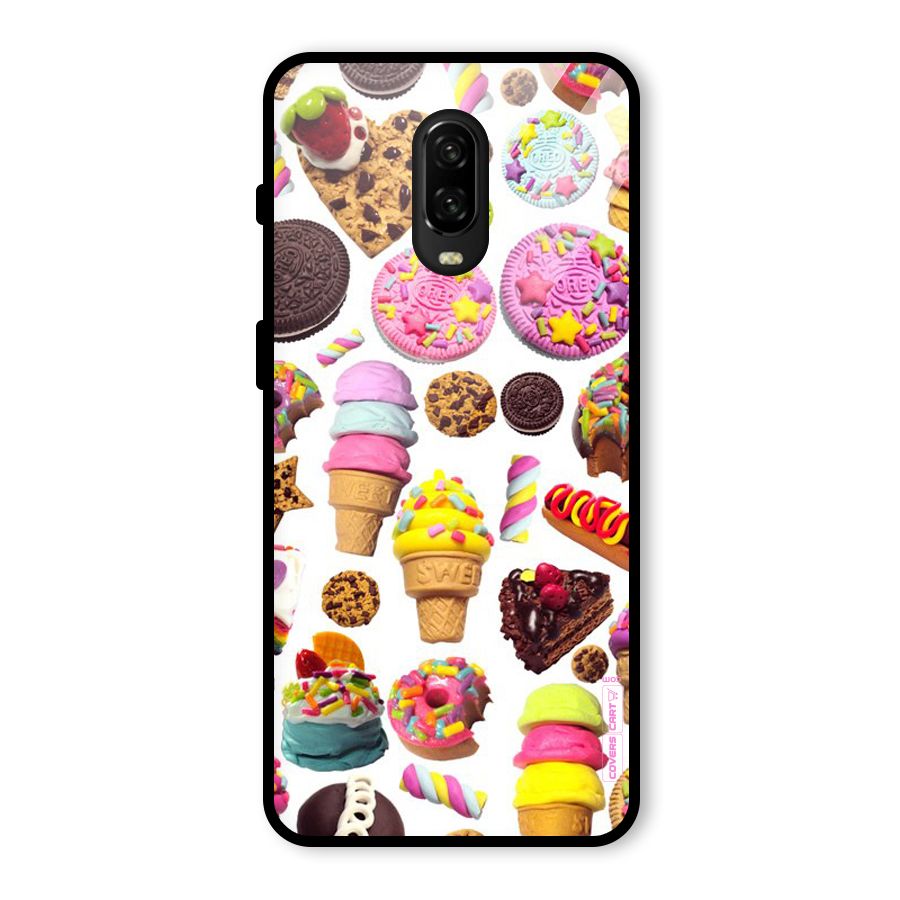 Sugar Rush Glass Back Case for OnePlus 6T