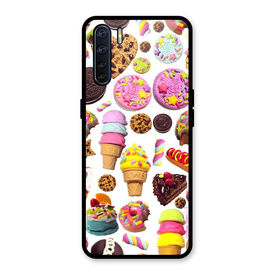 Sugar Rush Glass Back Case for Oppo F15