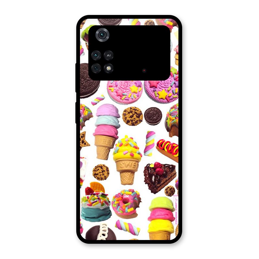 Sugar Rush Glass Back Case for Poco M4 Pro 4G