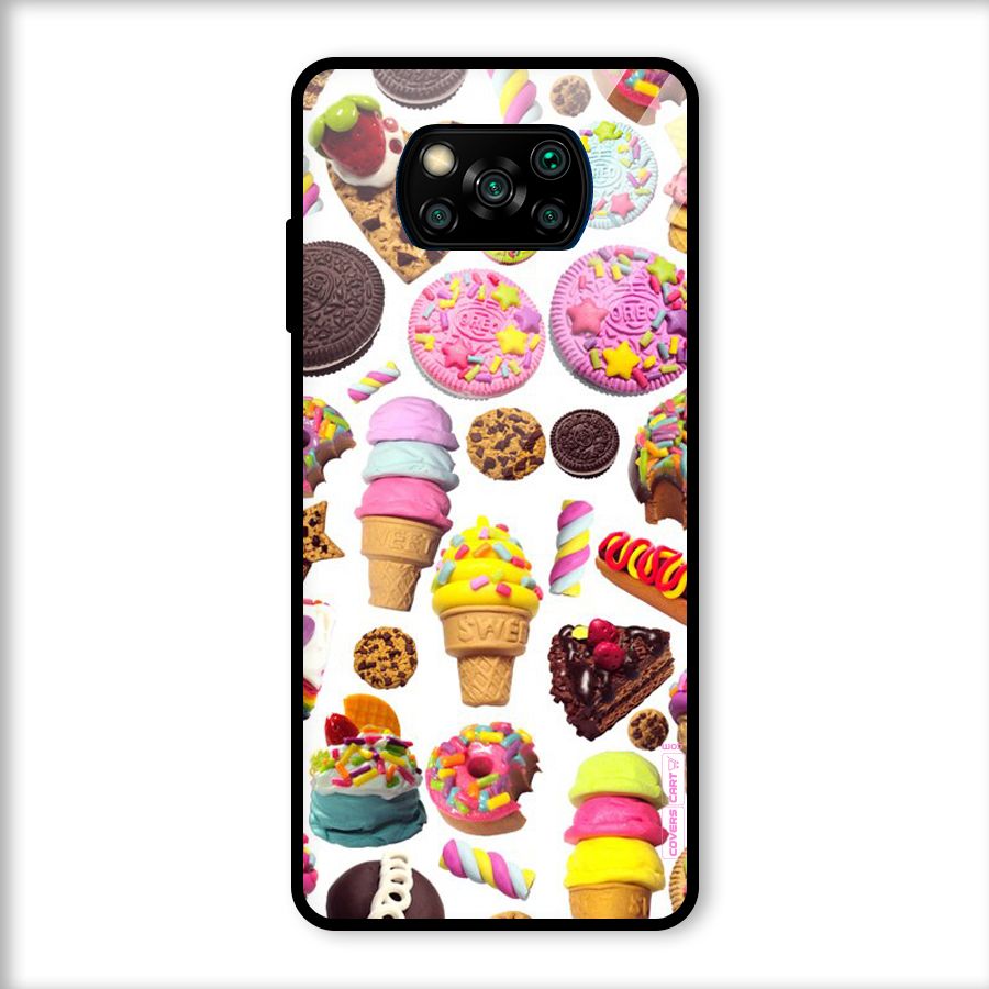 Sugar Rush Glass Back Case for Poco X3