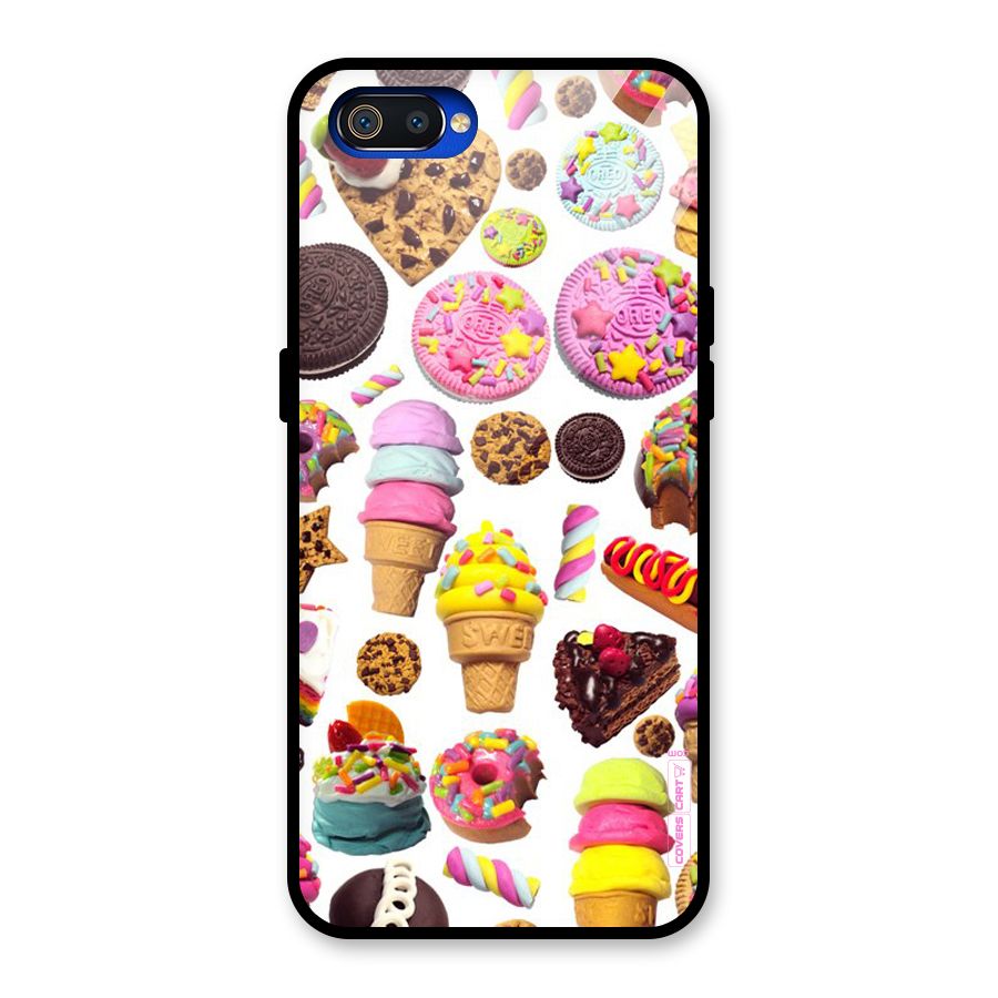 Sugar Rush Glass Back Case for Realme C2