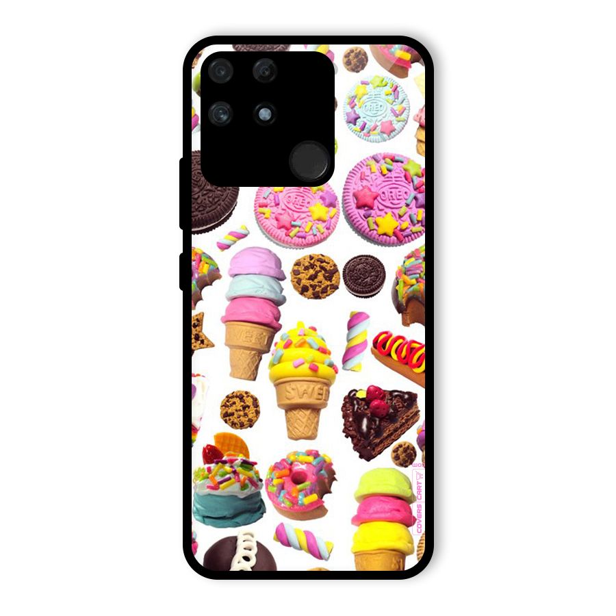 Sugar Rush Glass Back Case for Realme Narzo 50A