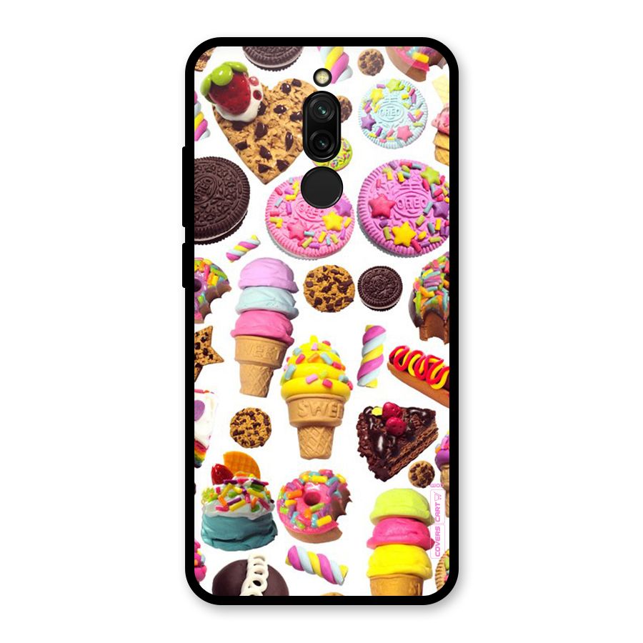 Sugar Rush Glass Back Case for Redmi 8
