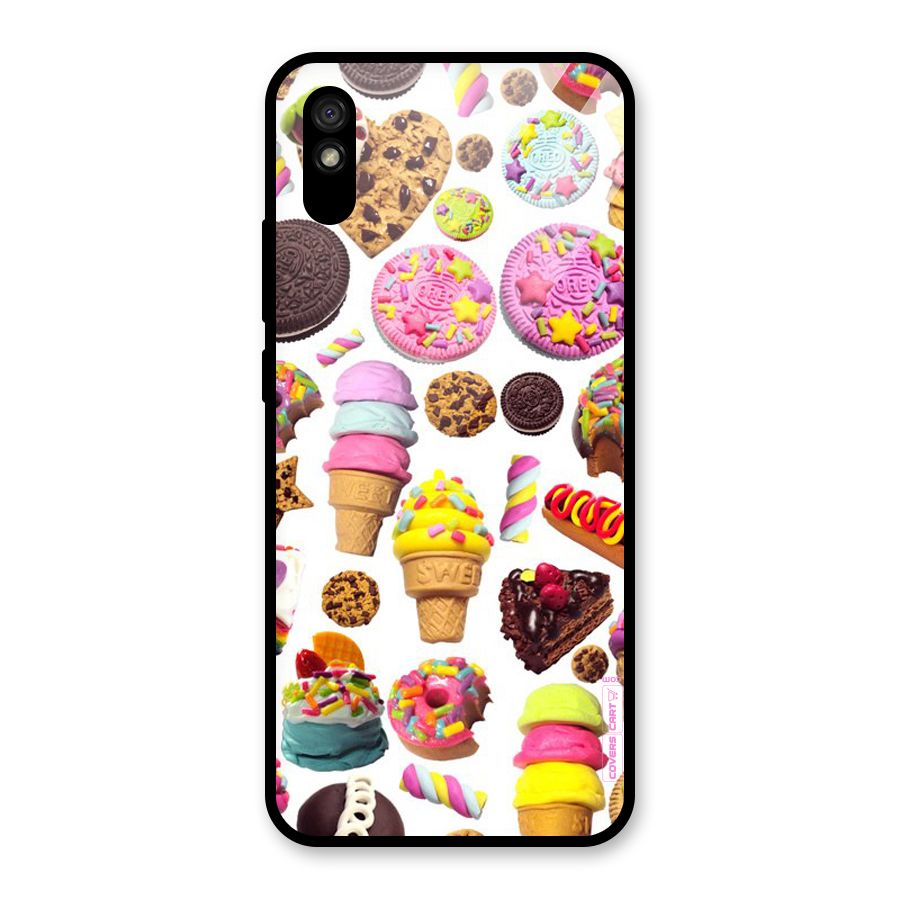 Sugar Rush Glass Back Case for Redmi 9i