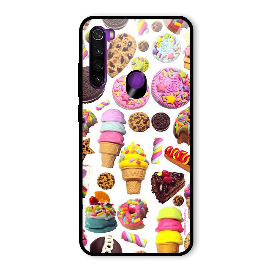 Sugar Rush Glass Back Case for Redmi Note 8