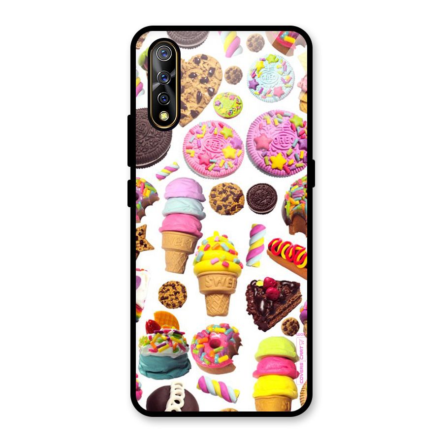 Sugar Rush Glass Back Case for Vivo S1