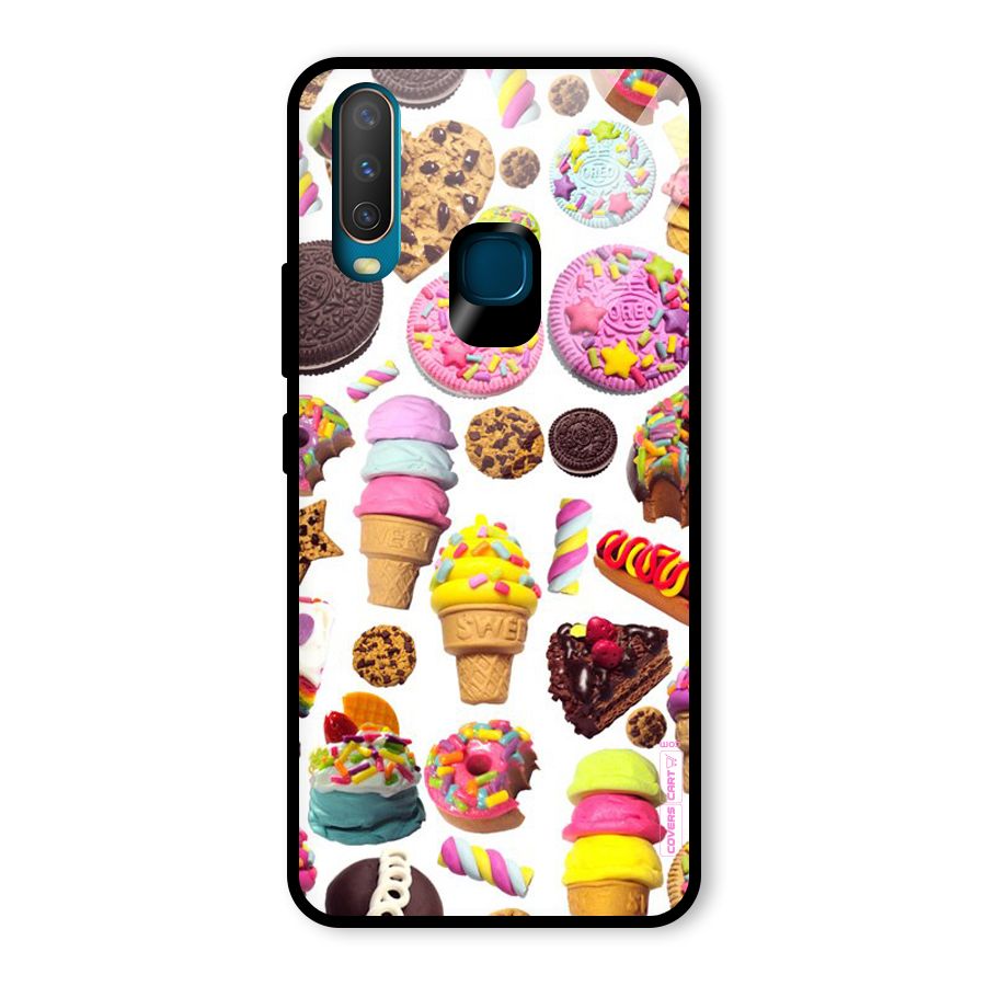 Sugar Rush Glass Back Case for Vivo U10