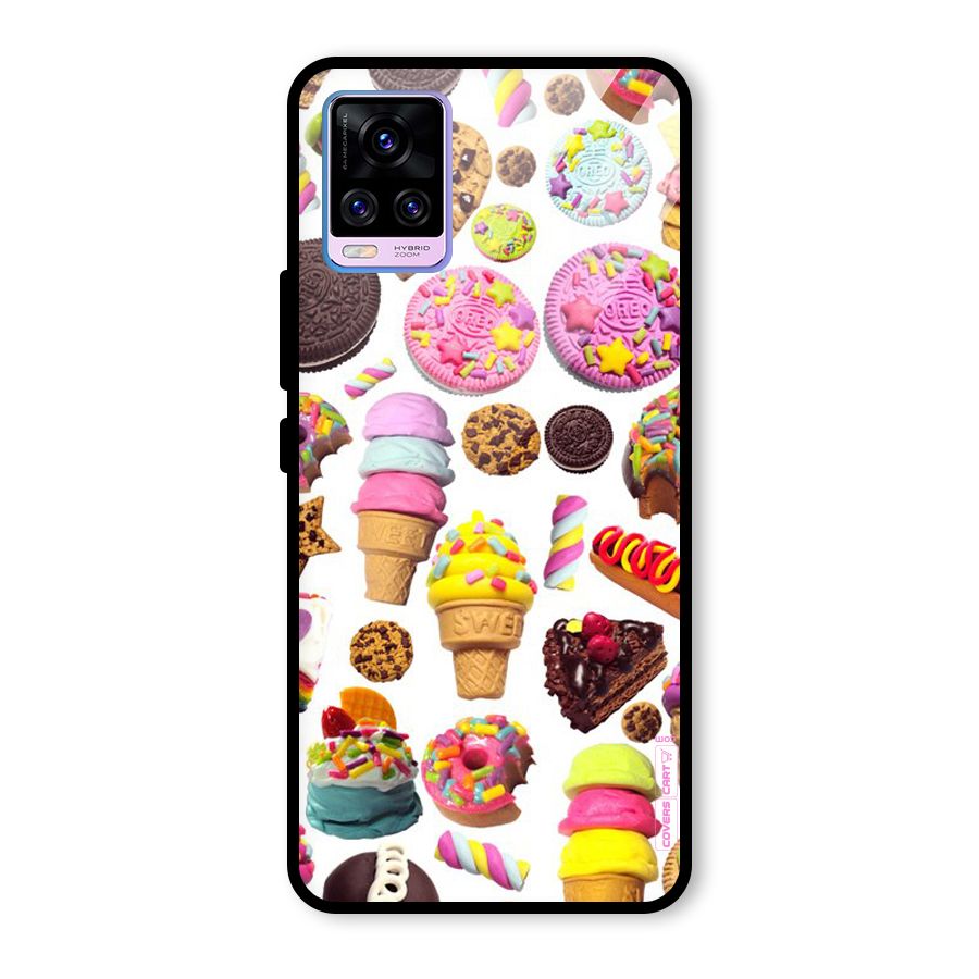 Sugar Rush Glass Back Case for Vivo V20 Pro