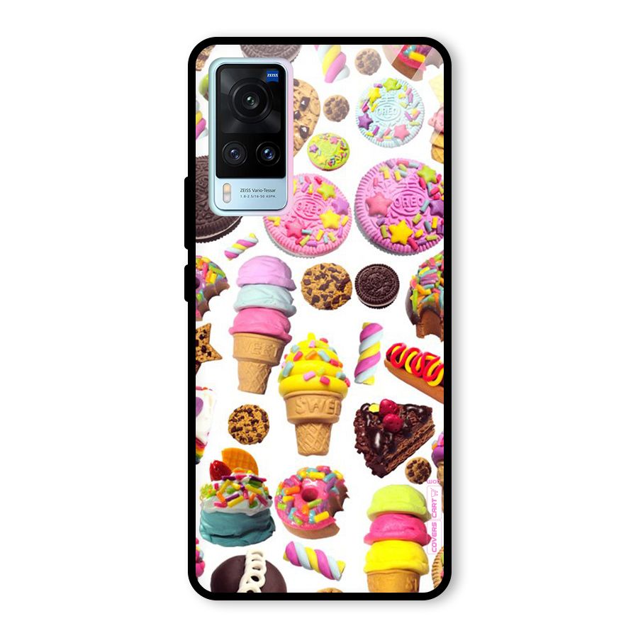 Sugar Rush Glass Back Case for Vivo X60