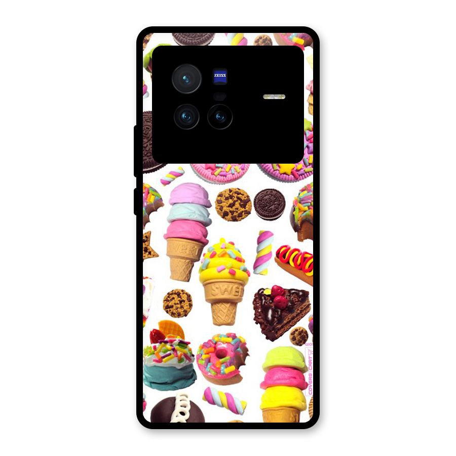 Sugar Rush Glass Back Case for Vivo X80