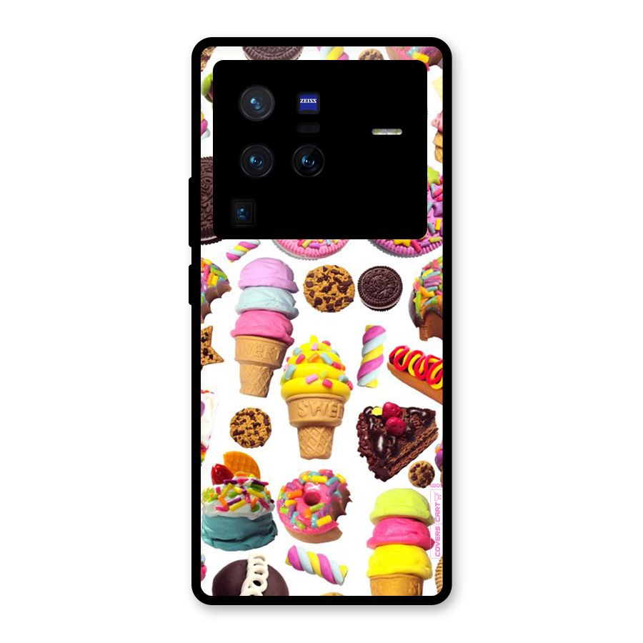 Sugar Rush Glass Back Case for Vivo X80 Pro