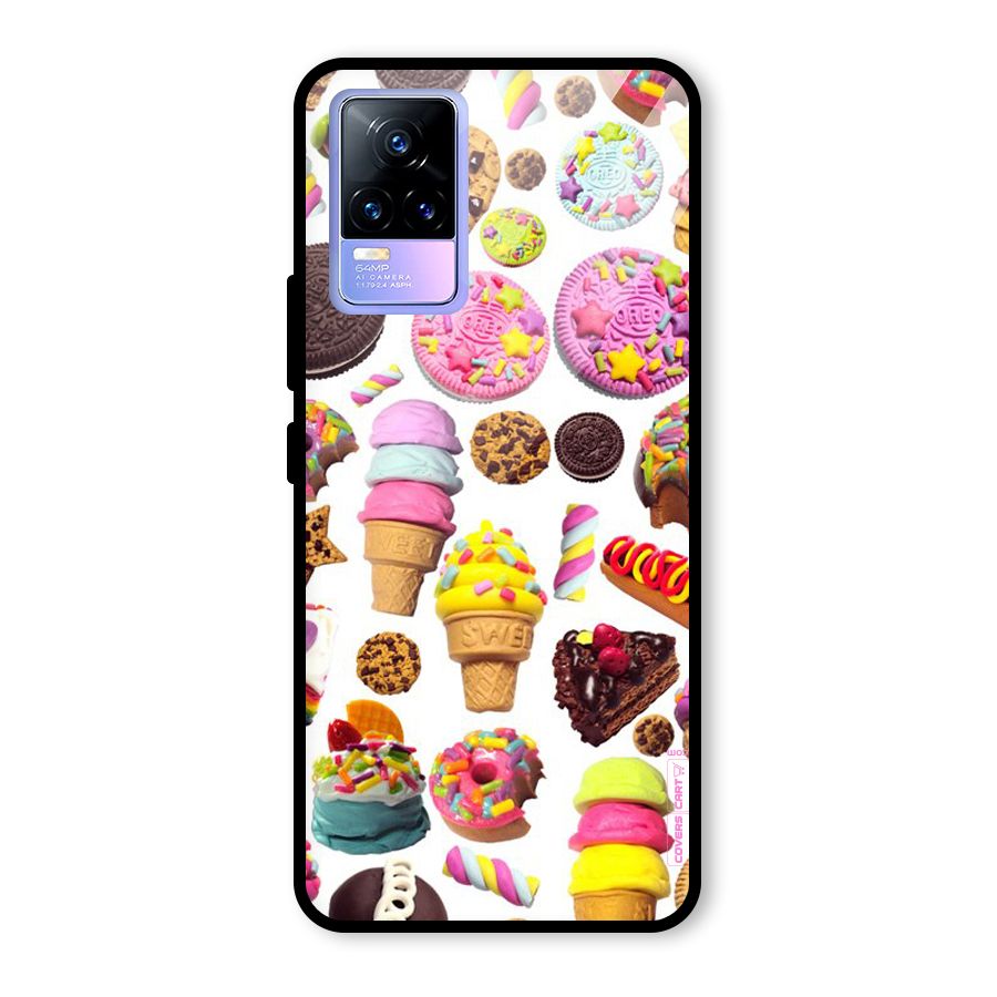 Sugar Rush Glass Back Case for Vivo Y73