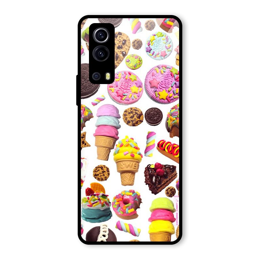 Sugar Rush Glass Back Case for Vivo iQOO Z3
