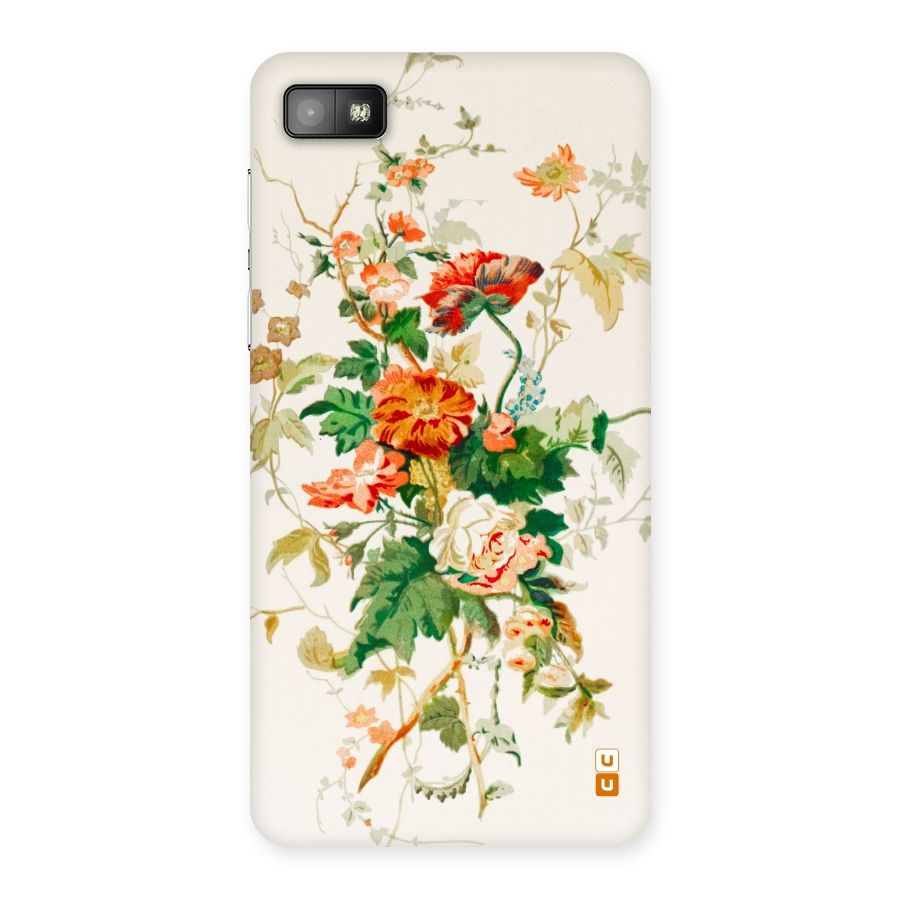 Summer Floral Back Case for Blackberry Z10