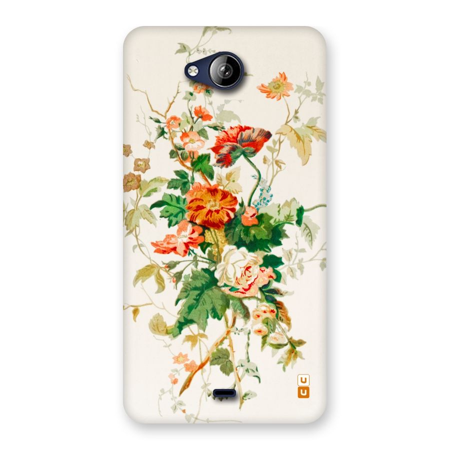 Summer Floral Back Case for Canvas Play Q355