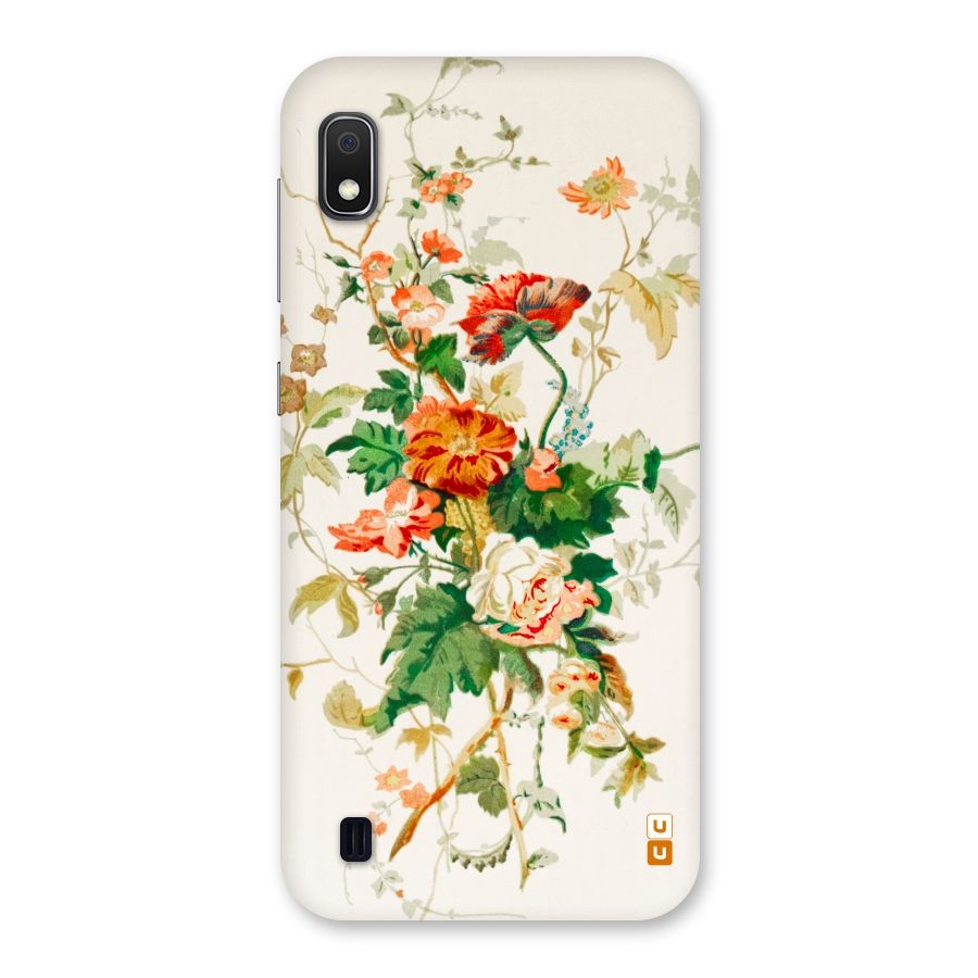 Summer Floral Back Case for Galaxy A10