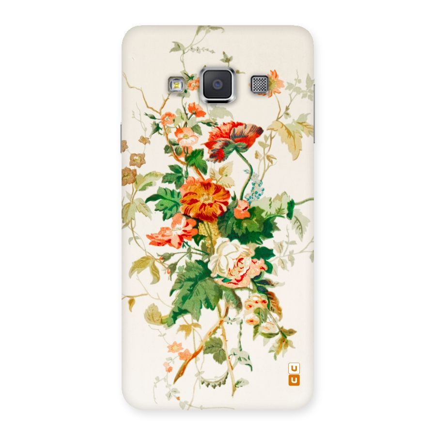 Summer Floral Back Case for Galaxy A3