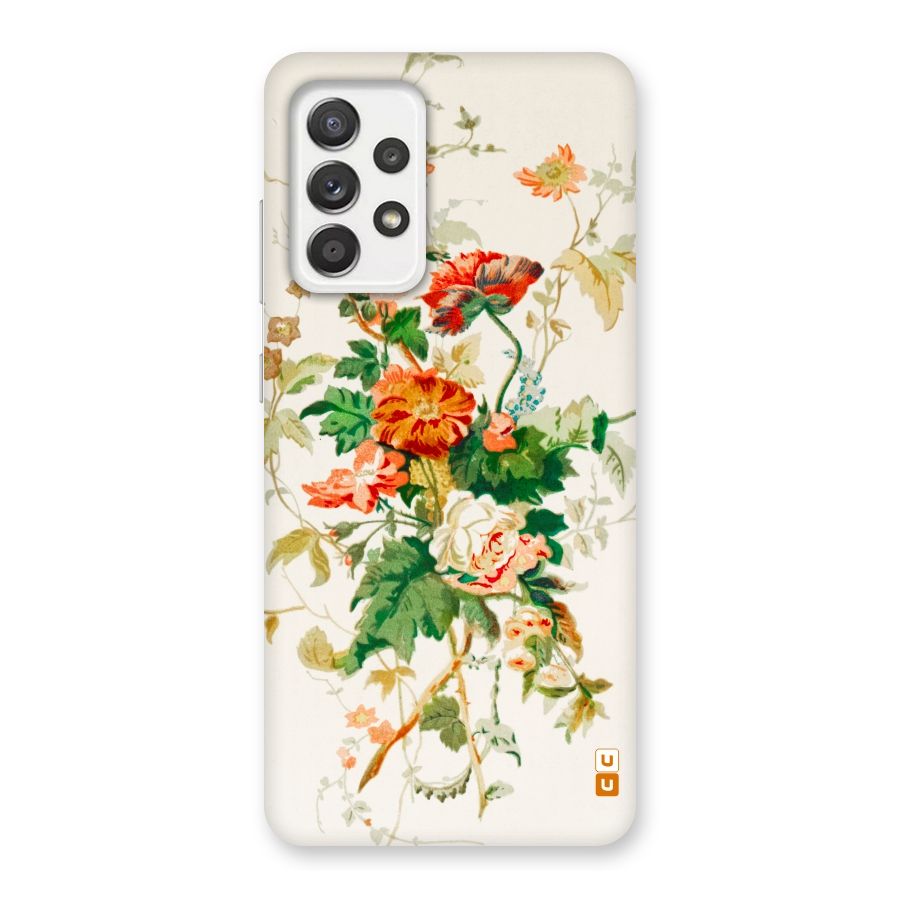 Summer Floral Back Case for Galaxy A52