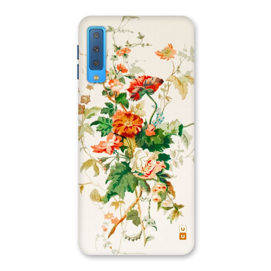 Summer Floral Back Case for Galaxy A7 (2018)