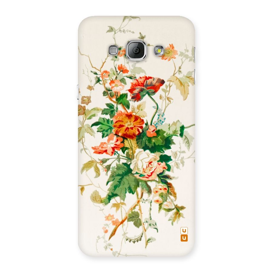 Summer Floral Back Case for Galaxy A8