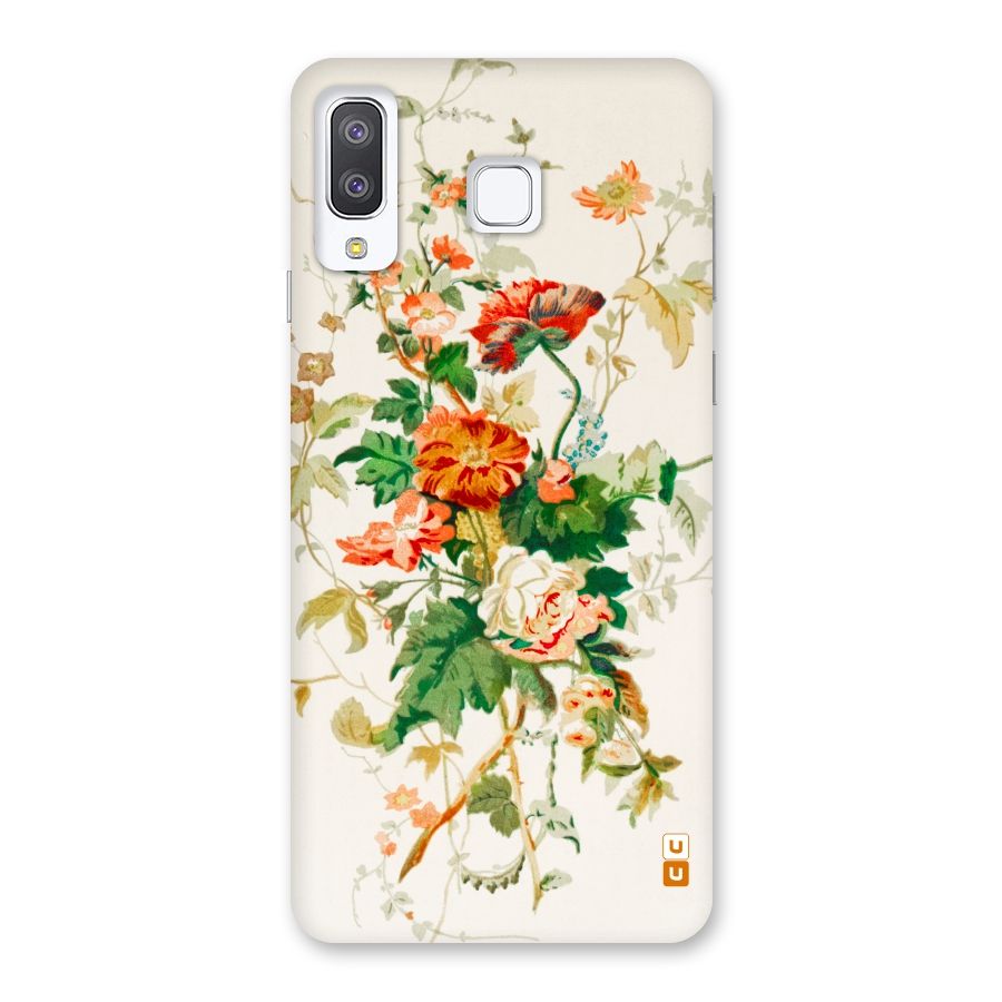Summer Floral Back Case for Galaxy A8 Star