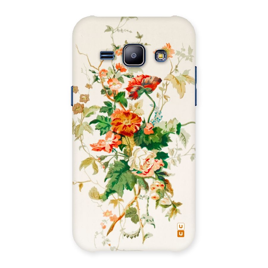 Summer Floral Back Case for Galaxy J1