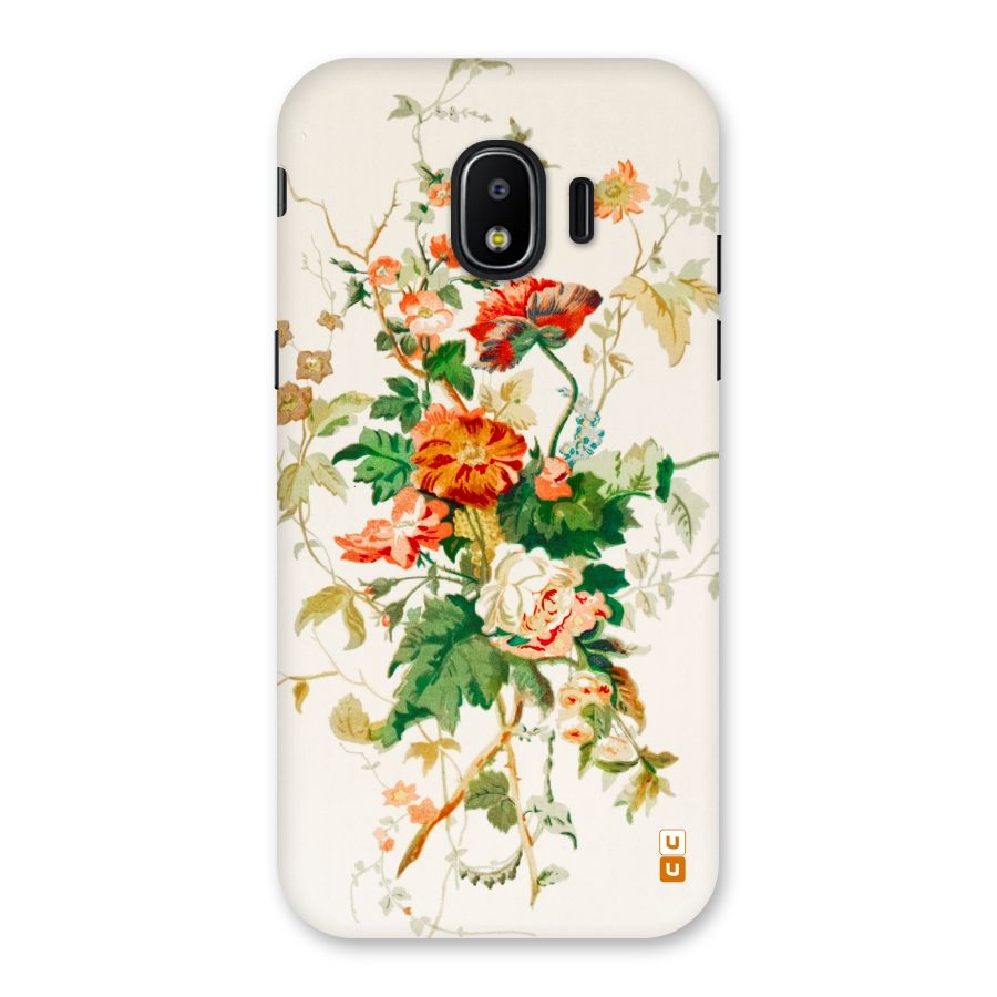 Summer Floral Back Case for Galaxy J2 Pro 2018