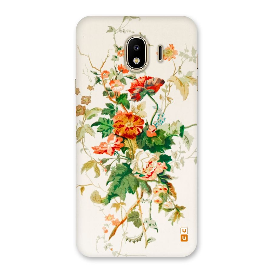 Summer Floral Back Case for Galaxy J4
