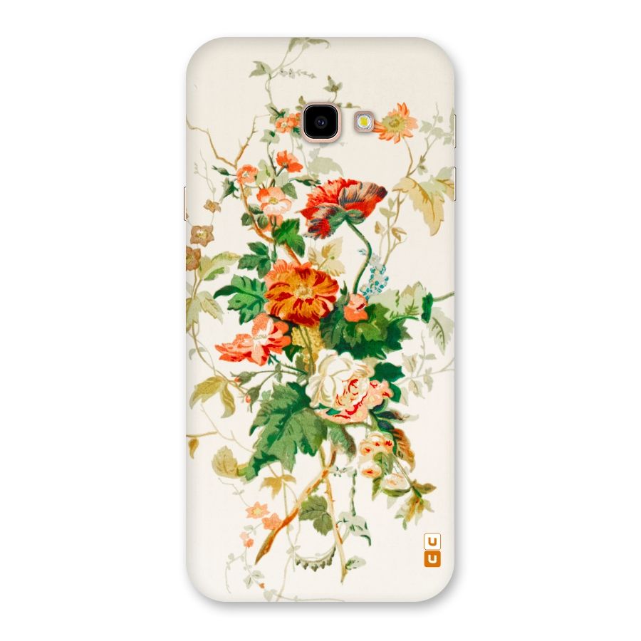 Summer Floral Back Case for Galaxy J4 Plus