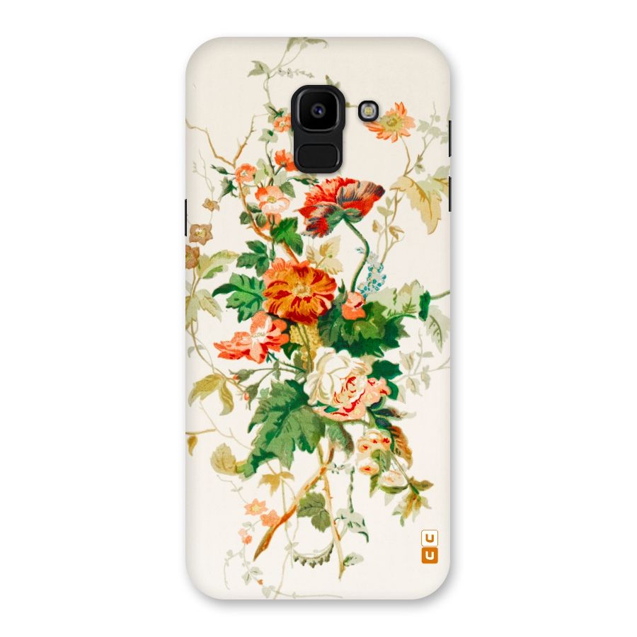 Summer Floral Back Case for Galaxy J6