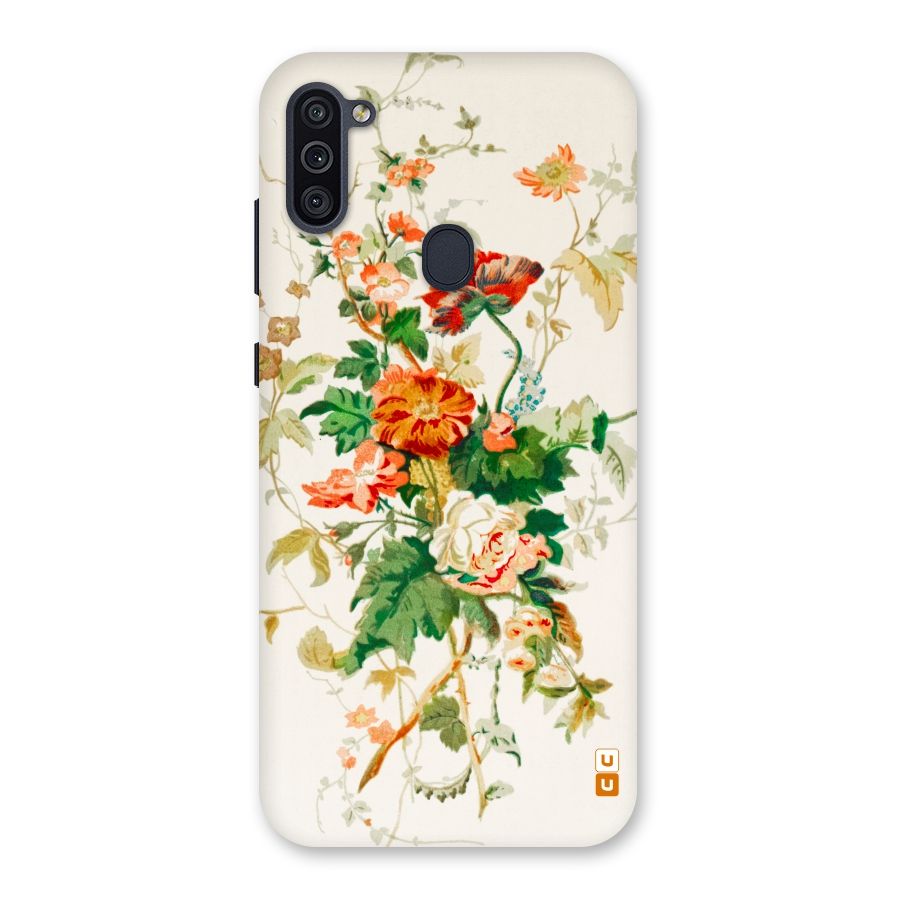 Summer Floral Back Case for Galaxy M11