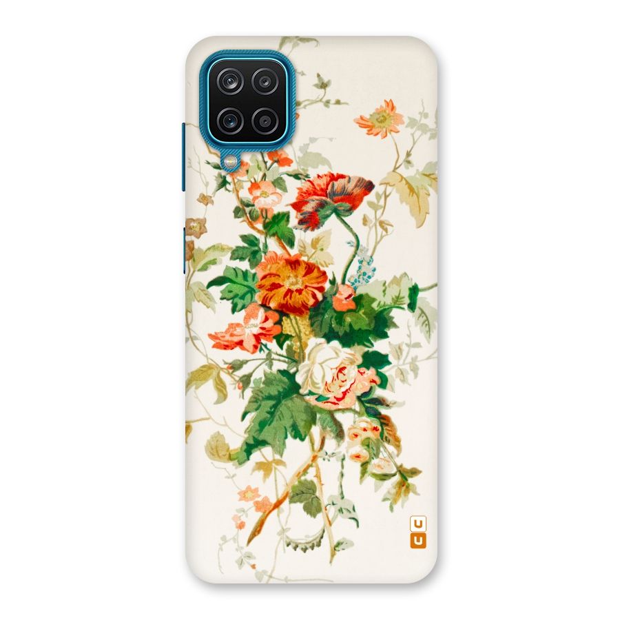 Summer Floral Back Case for Galaxy M12