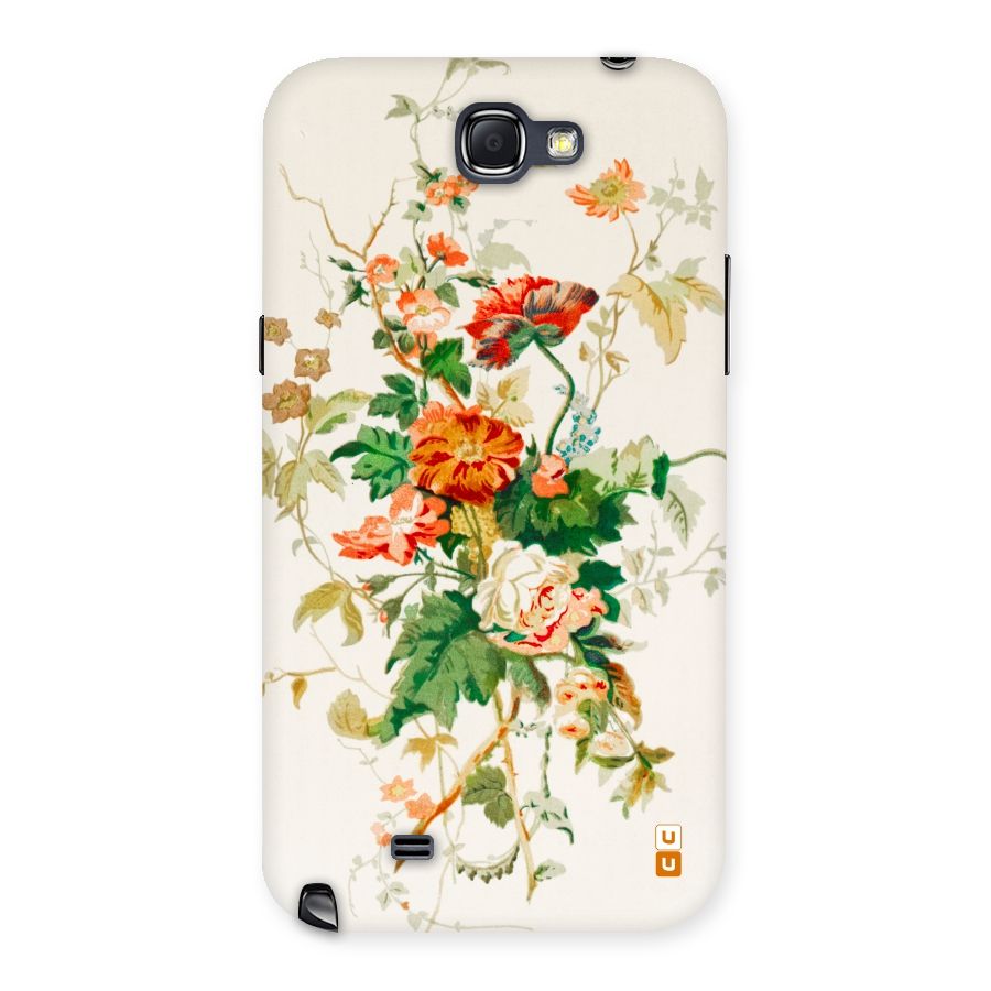 Summer Floral Back Case for Galaxy Note 2
