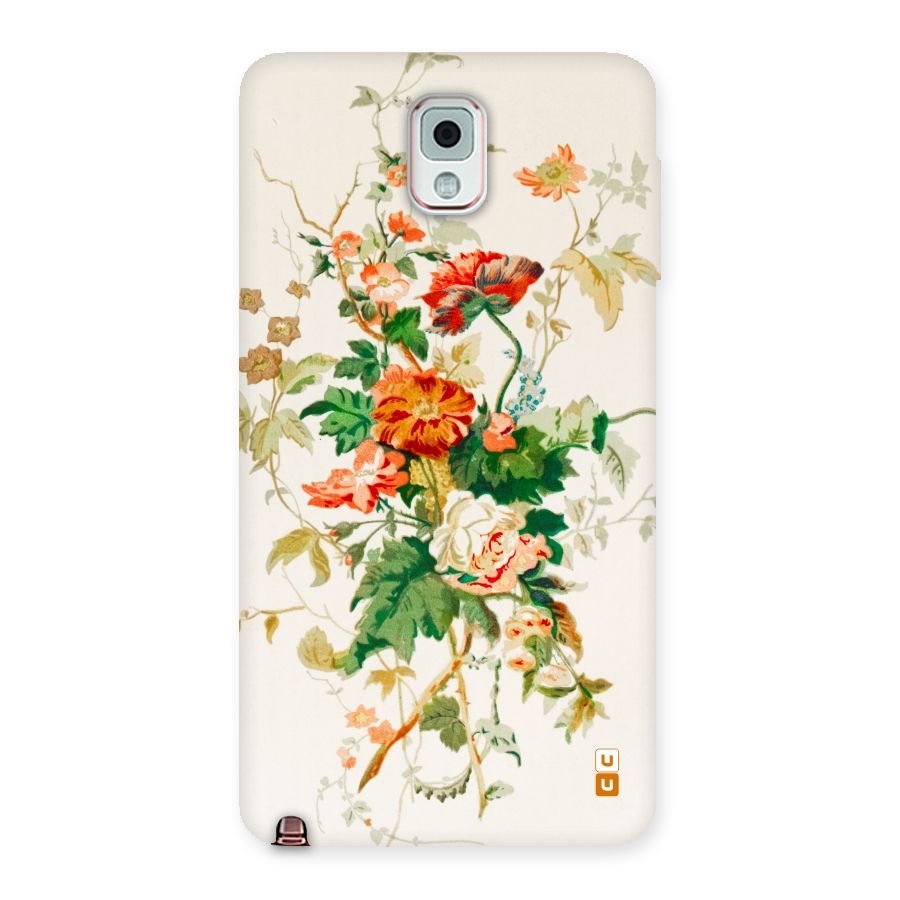 Summer Floral Back Case for Galaxy Note 3