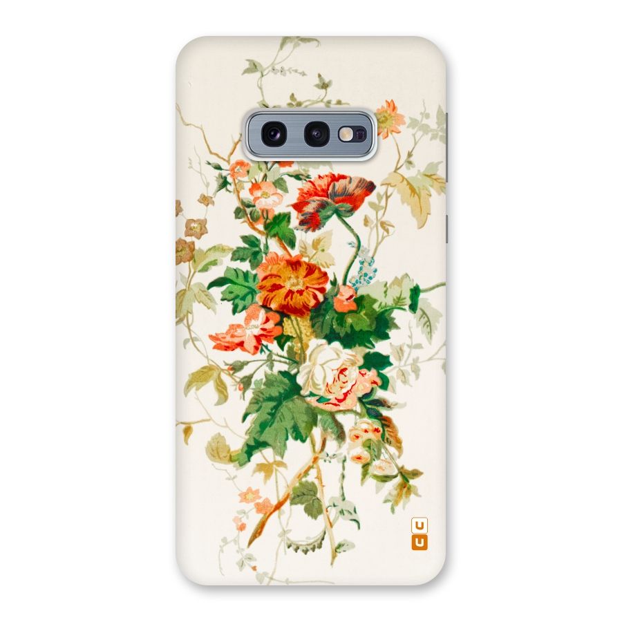 Summer Floral Back Case for Galaxy S10e