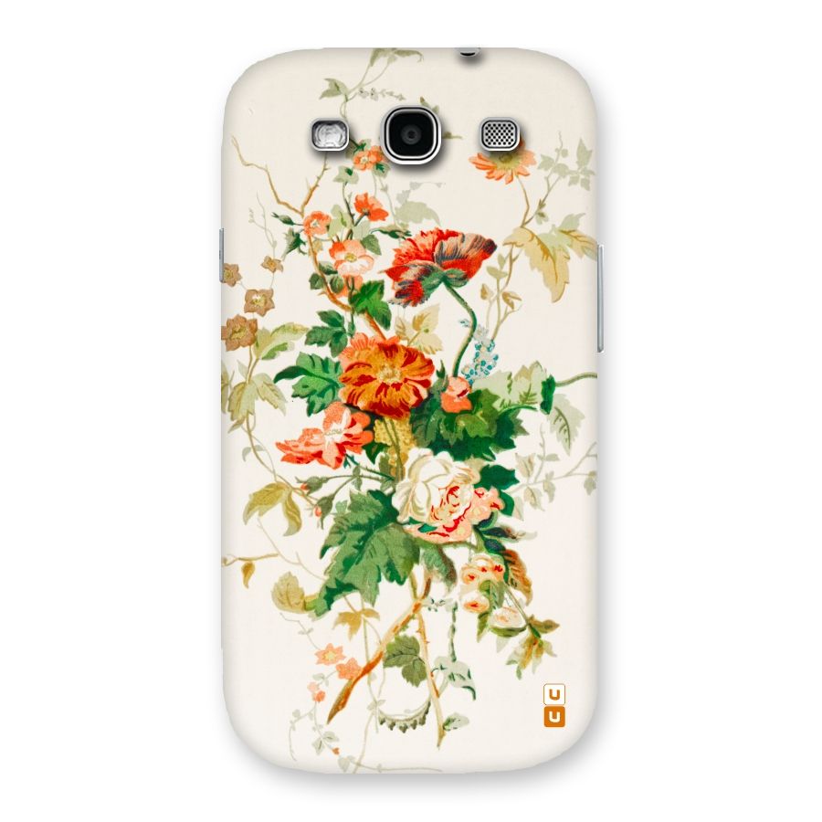 Summer Floral Back Case for Galaxy S3