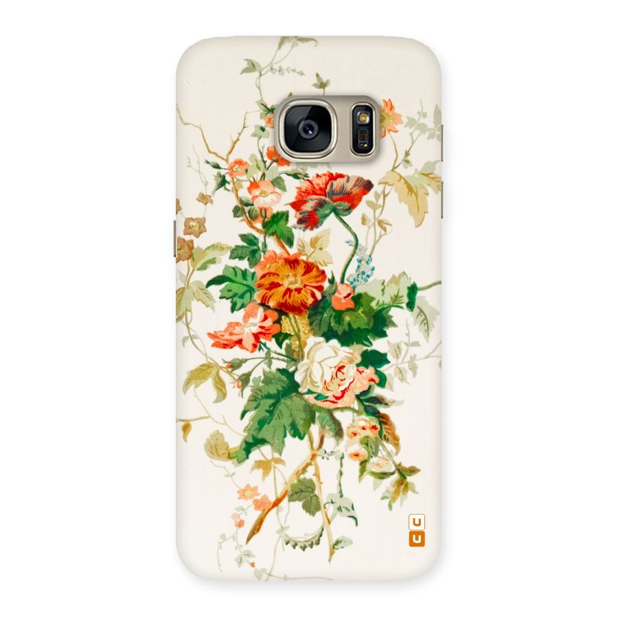 Summer Floral Back Case for Galaxy S7