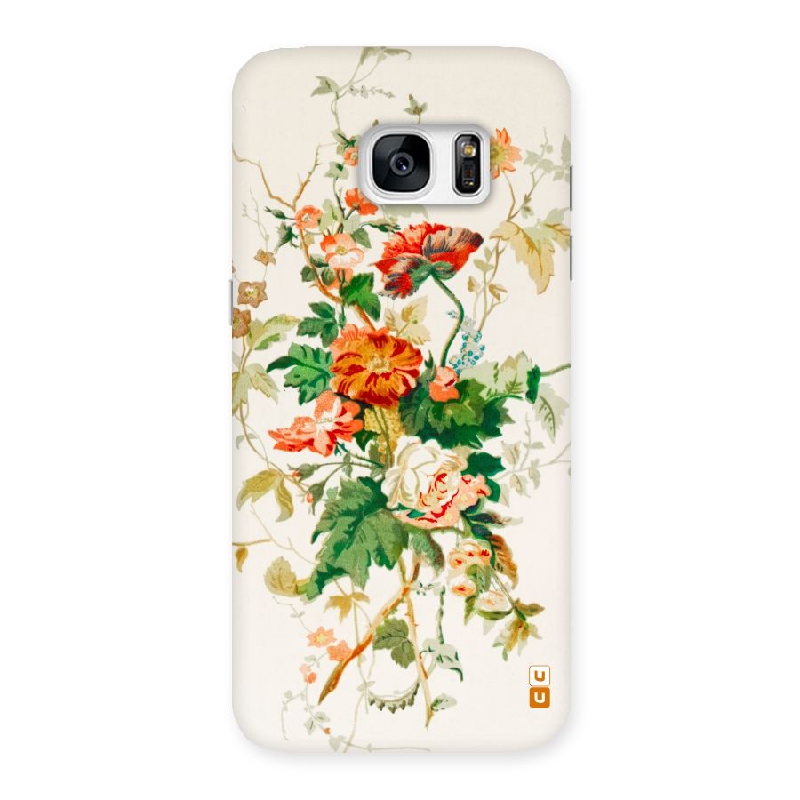Summer Floral Back Case for Galaxy S7 Edge