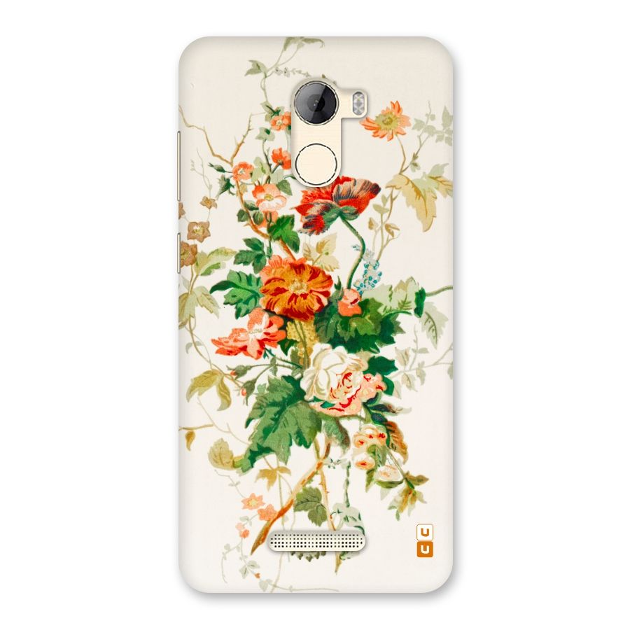Summer Floral Back Case for Gionee A1 LIte
