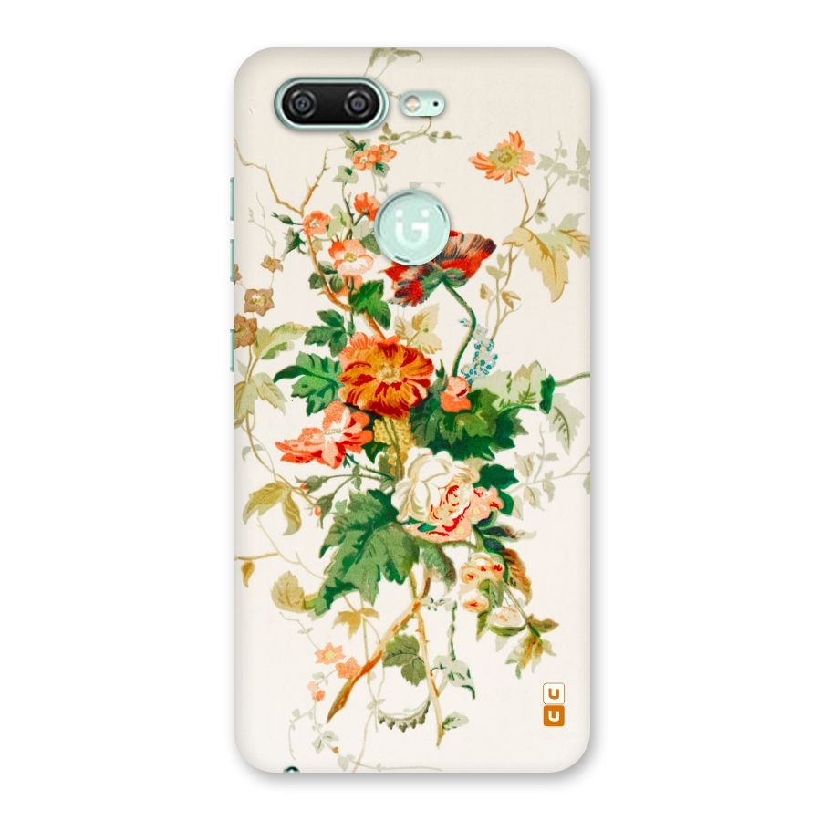 Summer Floral Back Case for Gionee S10